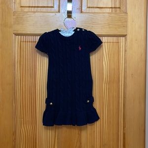 Navy blue beautiful sweater dress perfect condition